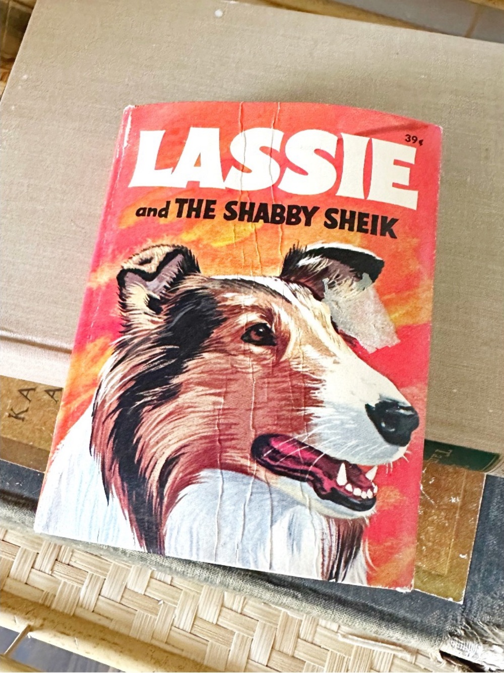 LASSIE AND THE SHABBY SHEIK Big Little Book 1968 Whitman Hardcover
